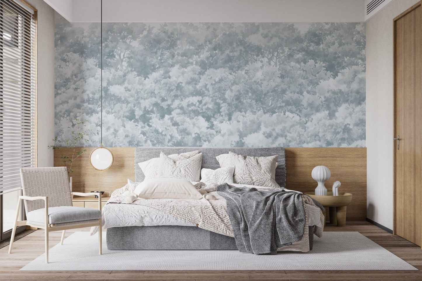 Blue Buttonwood Tree Wallpaper - Wallanza