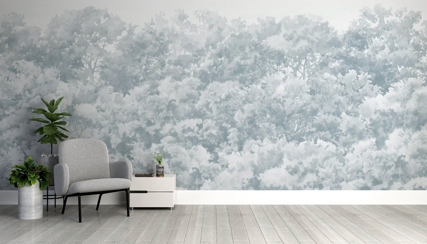 Blue Buttonwood Tree Wallpaper - Wallanza
