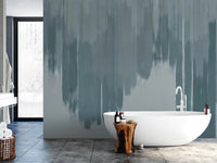 Blue Fade Abstract Wall Mural - Wallanza