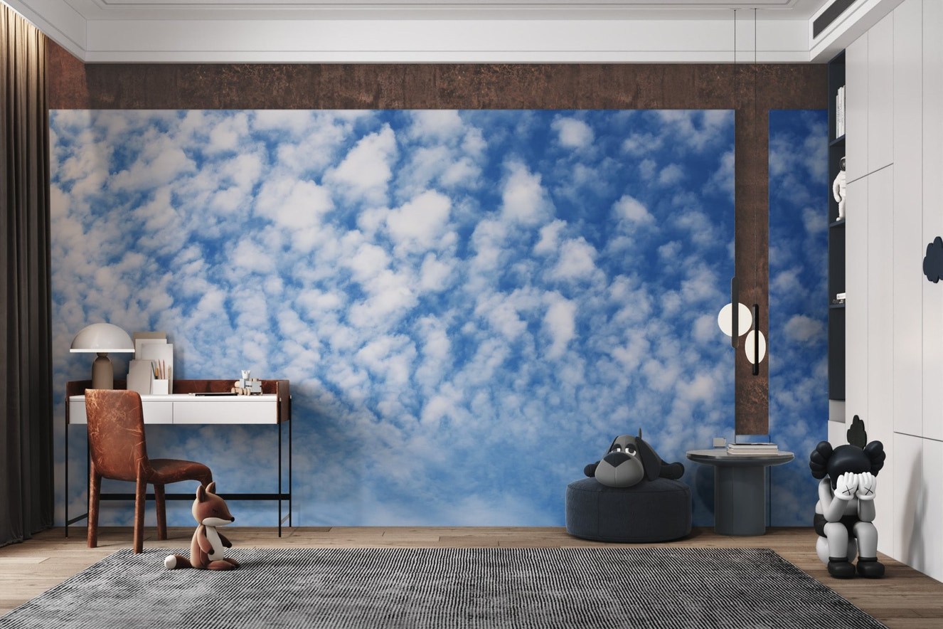 Blue Sky Cloudscape Wallpaper - Wallanza