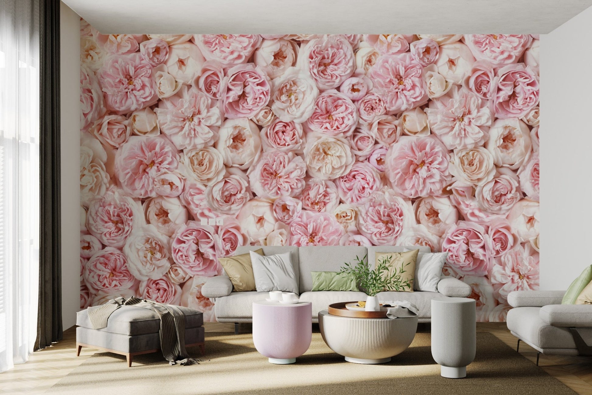 Blush Pink Rose Wallpaper - Wallanza