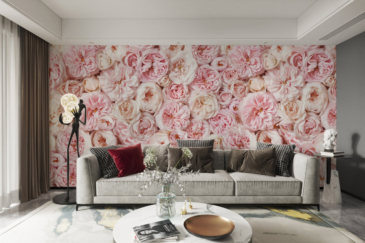 Blush Pink Rose Wallpaper - Wallanza