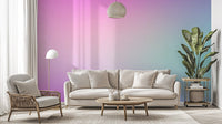 Elegant blush ombre wall mural for decor
