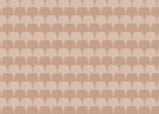Pink Pastel Color Background Boho Repeat Pattern Wallpaper
