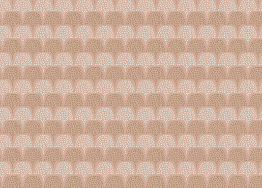 Pink Pastel Color Background Boho Repeat Pattern Wallpaper
