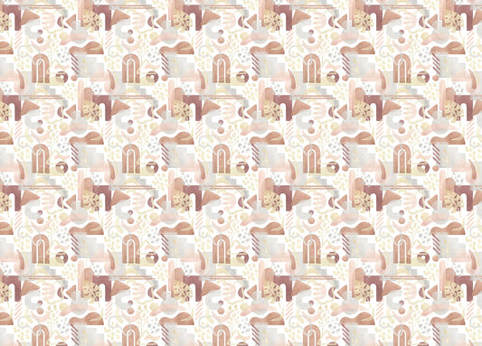 Watercolor Warm Pastel Colors Aesthetic Boho Wallpaper
