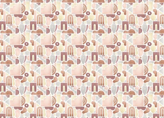 Watercolor Abstract Pastel Colors Boho Peel and Stick Wallpaper