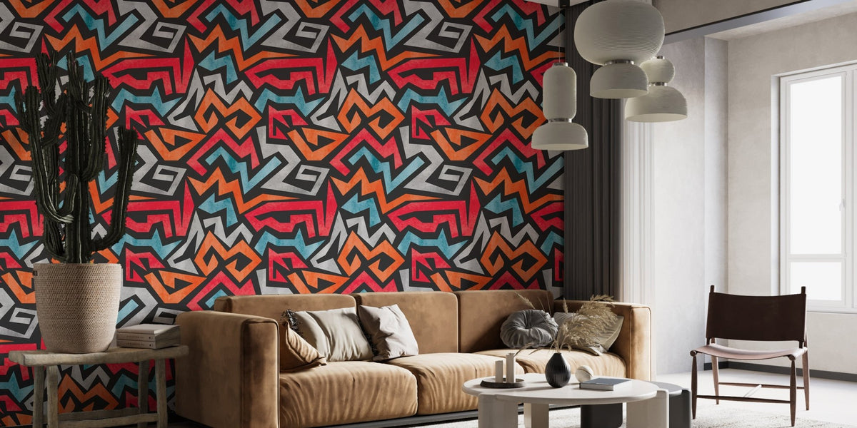 Contemporary wallpaper featuring vibrant vector artwork.