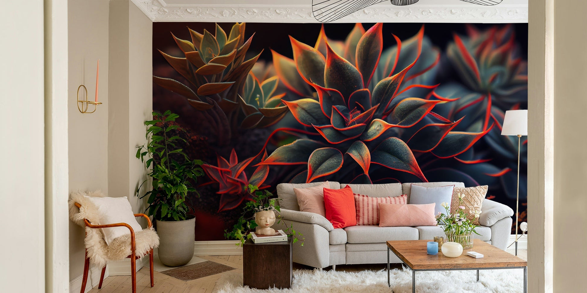 Botanic Bouquet Wall Mural - Wallanza