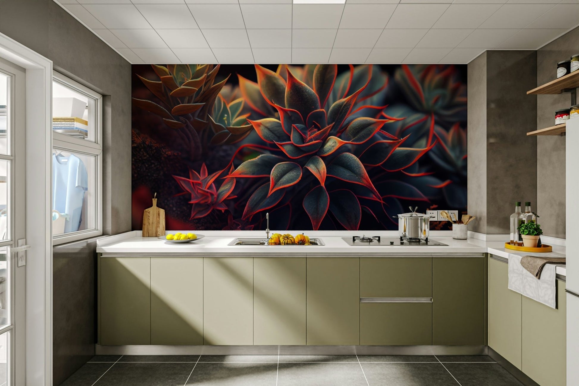 Botanic Bouquet Wall Mural - Wallanza