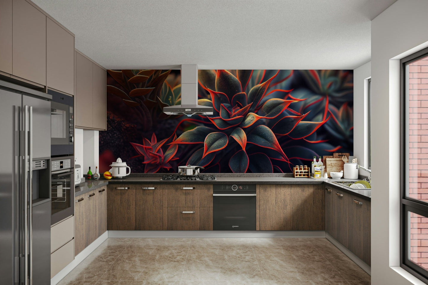 Botanic Bouquet Wall Mural - Wallanza