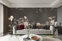Botanical Blooms Wallpaper Mural - Wallanza