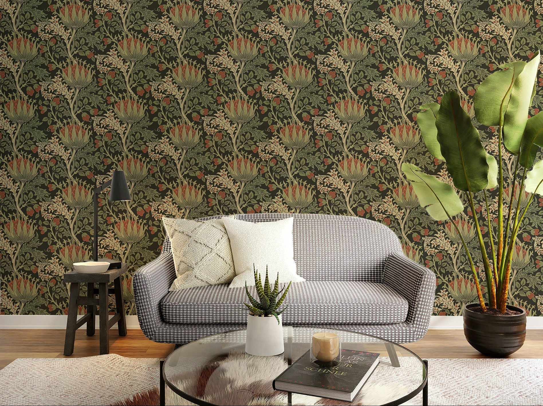 Flourishing botanical design enhances decor
