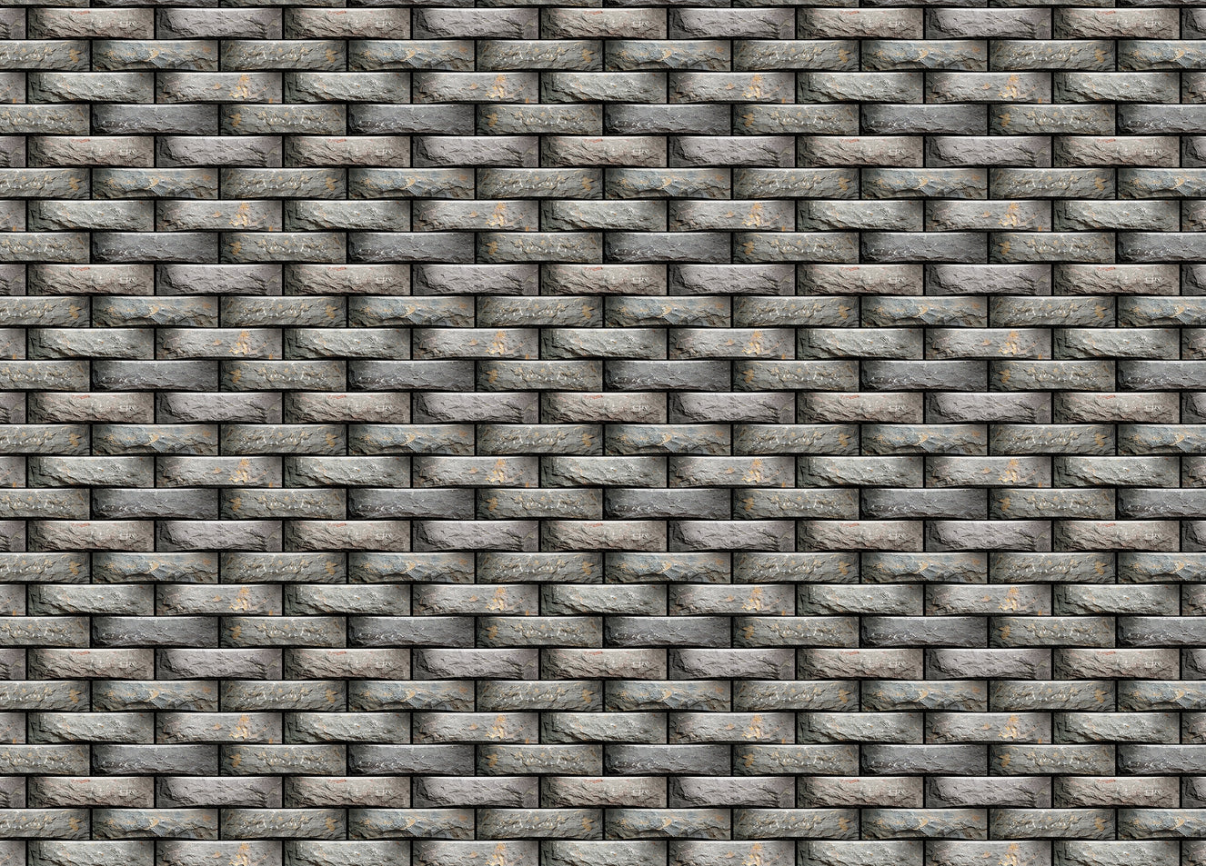 Elevation Wall Tiles Design Geometric Modules Wallpaper