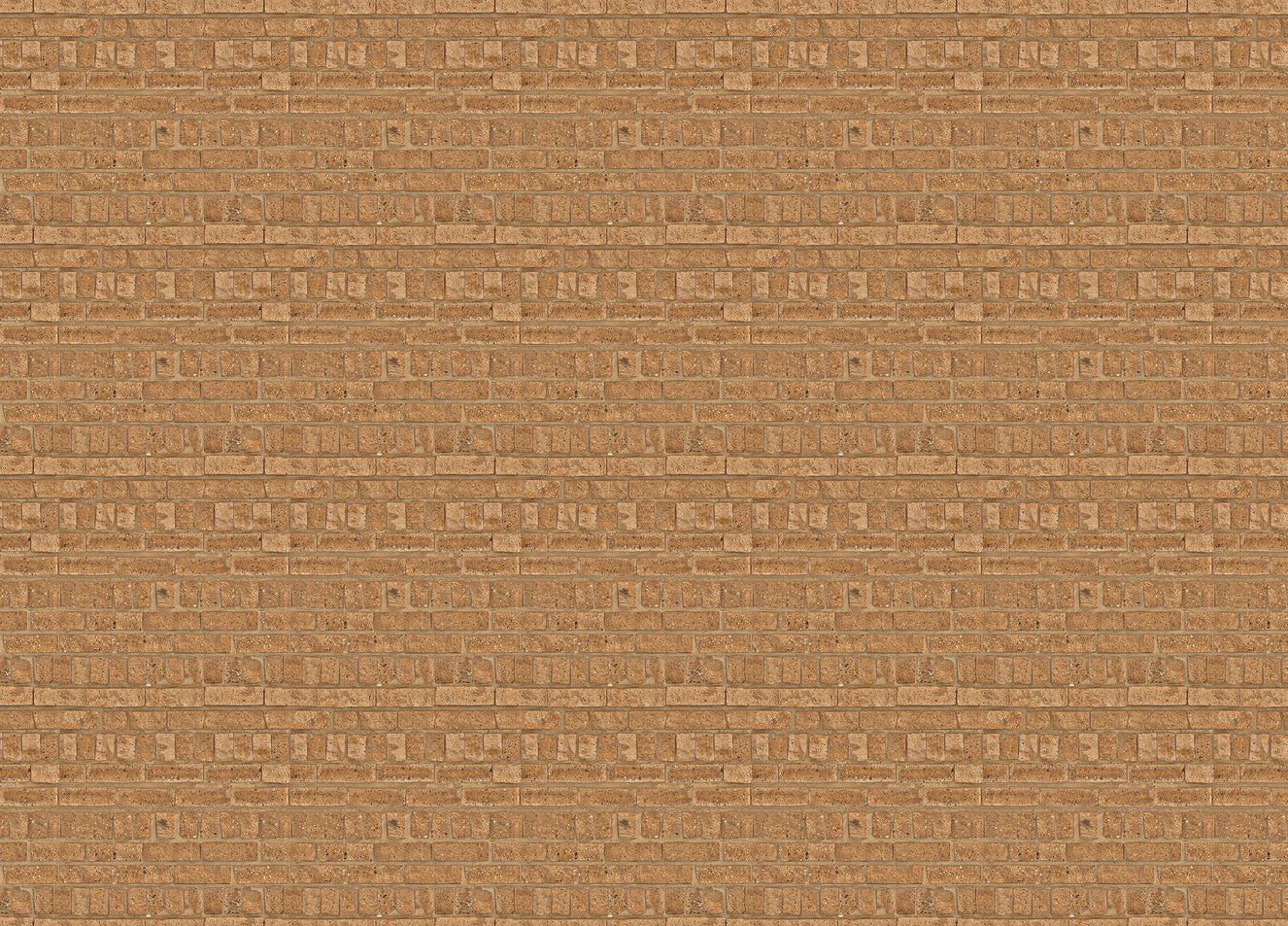 Brick Wall Pavement Texture Brown Color Wallpaper