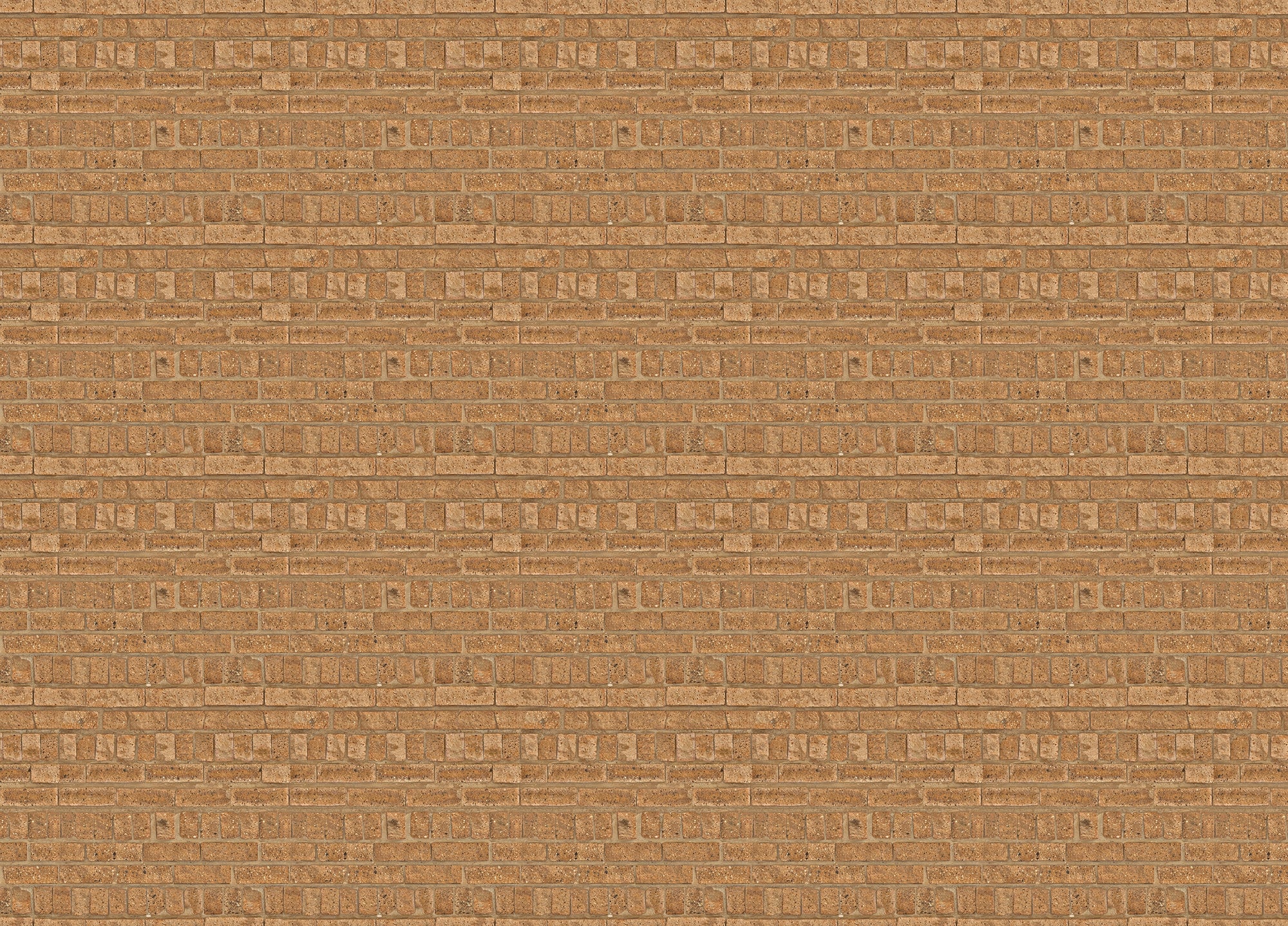 Brick Wall Pavement Texture Brown Color Wallpaper