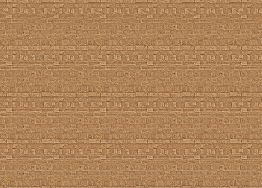 Brick Wall Pavement Texture Brown Color Wallpaper