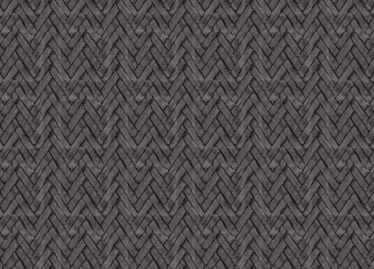 Dark Brown Brick Repeat Pattern Wallpaper For Walls in your room — zoomed