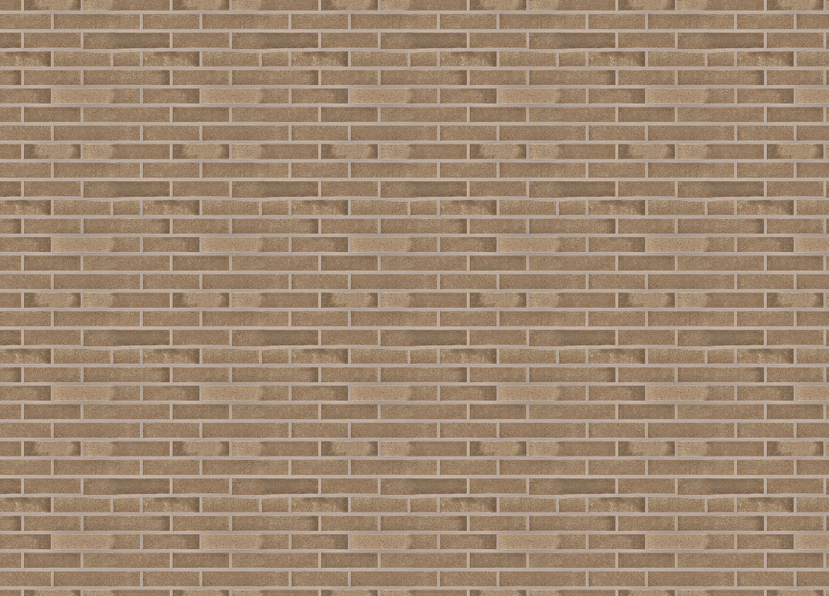 Beige Color Brick Design Self Adhesive Wallpaper in your room — zoomed