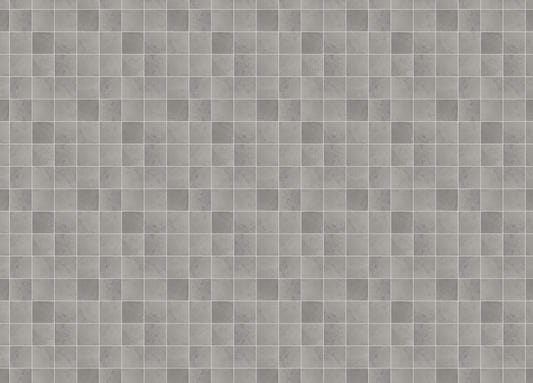 Ceramic Grey Color Tiles Seamless Pattern Wallpaper For Walls