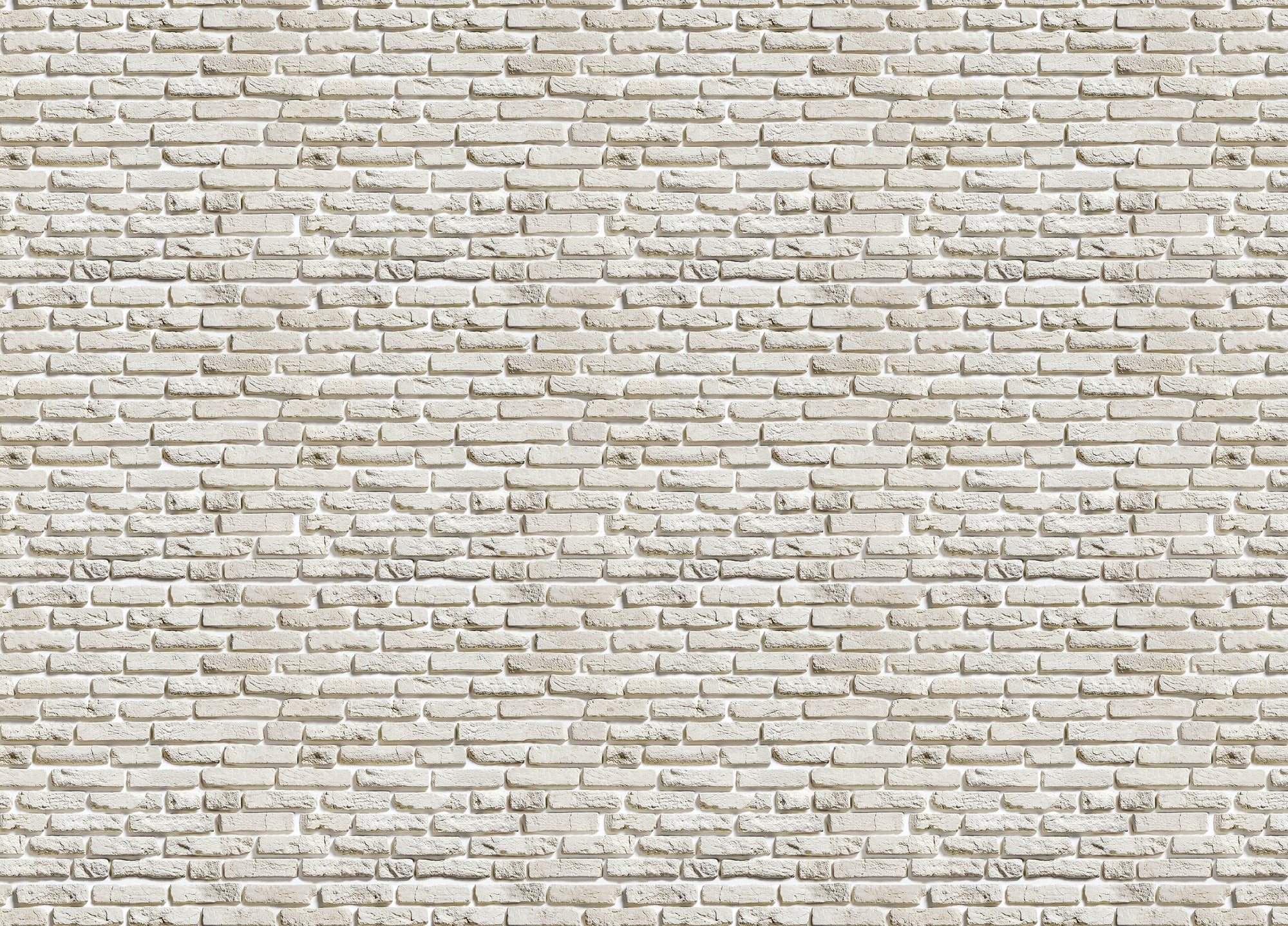 Old Vintage White Color Brick Wallpaper For Walls