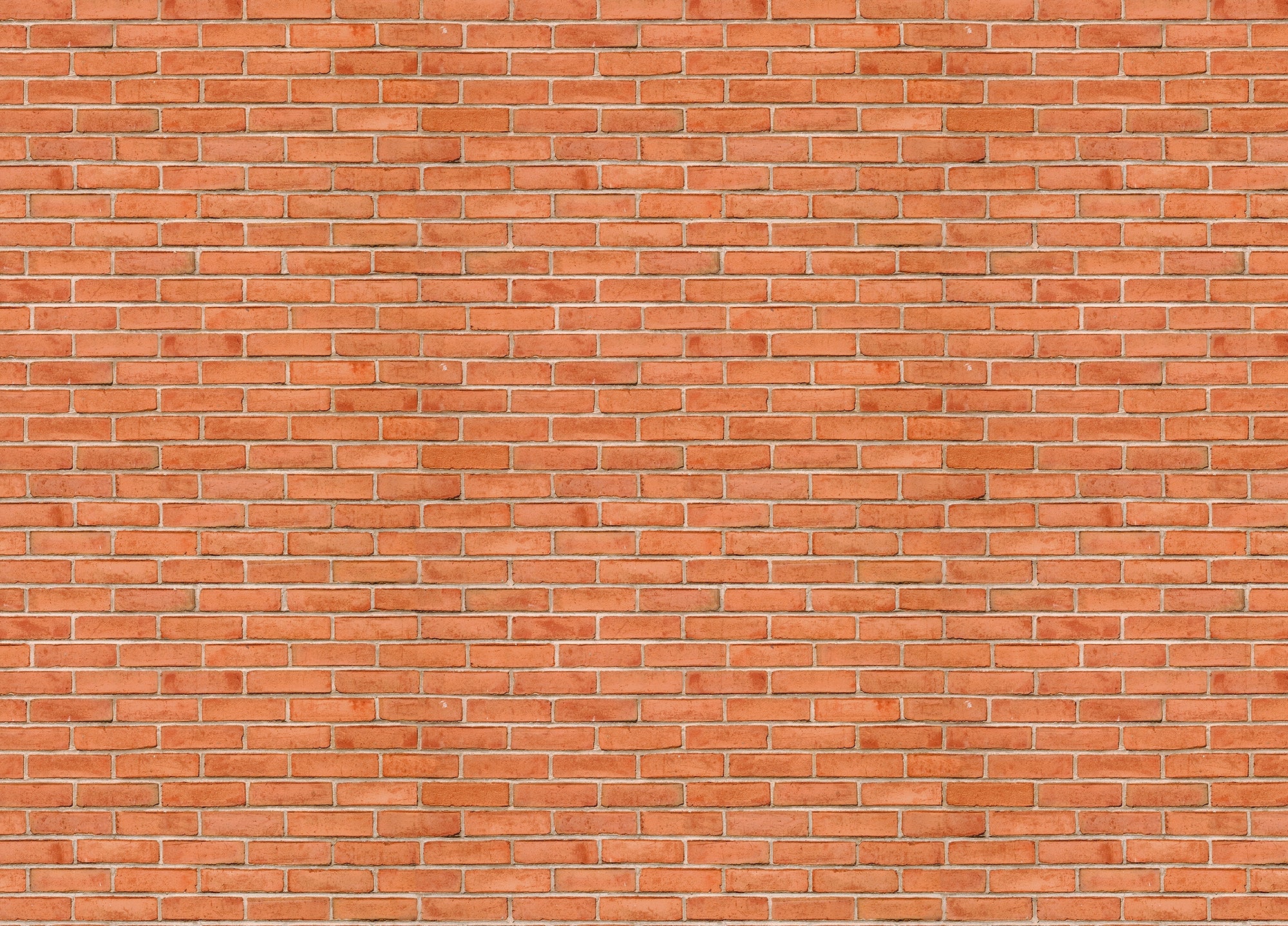 Red Color Brick Background Texture Self Adhesive Wallpaper
