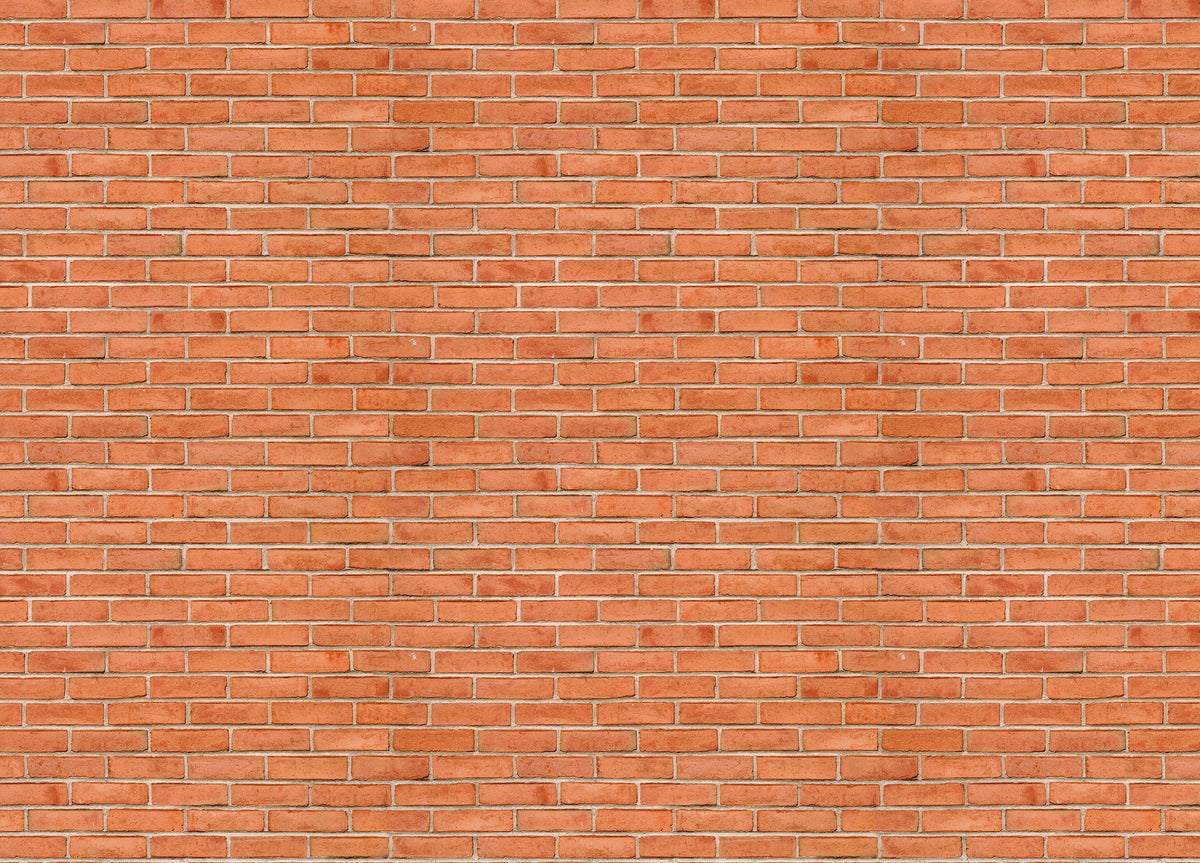 Red Color Brick Background Texture Self Adhesive Wallpaper in your room — zoomed