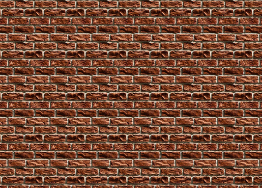 Brown Color Brick Wall Texture Wallpaper For Home Decor