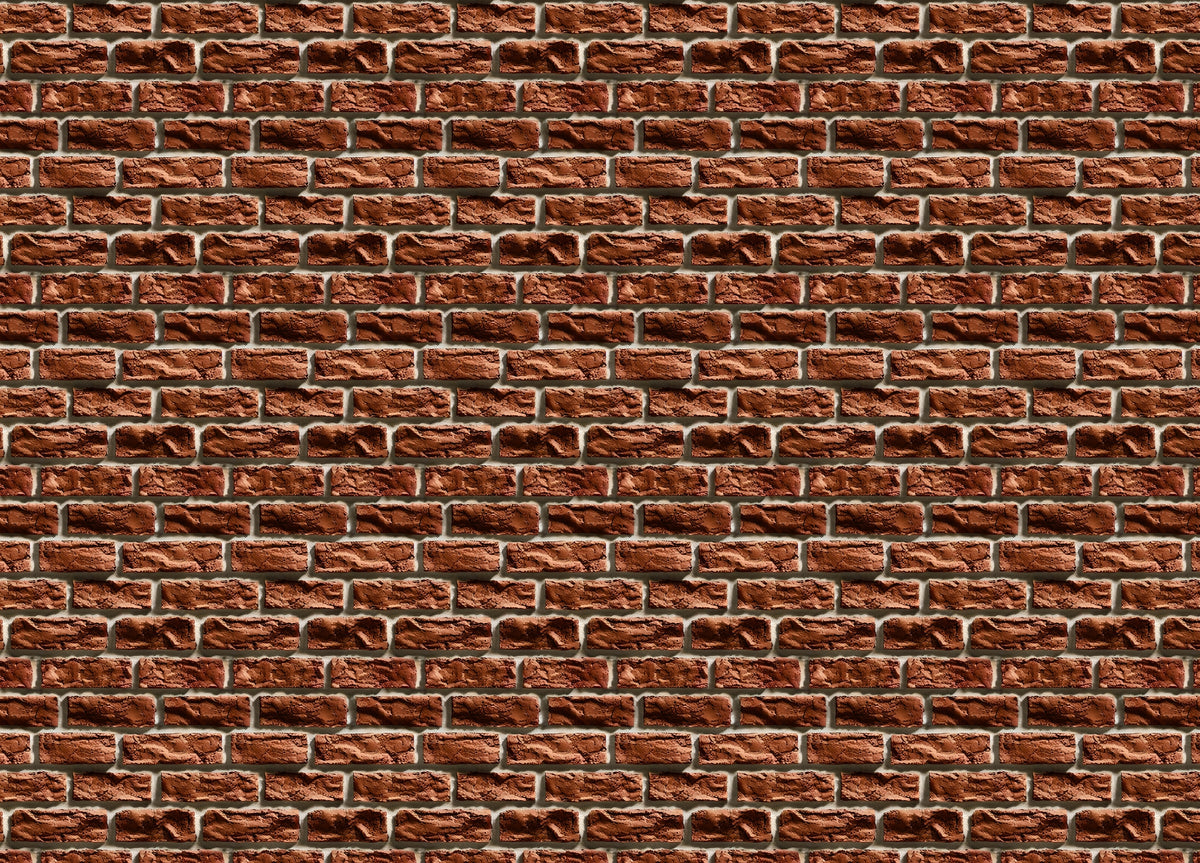 Brown Color Brick Wall Texture Wallpaper For Home Decor