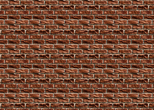 Brown Color Brick Wall Texture Wallpaper For Home Decor