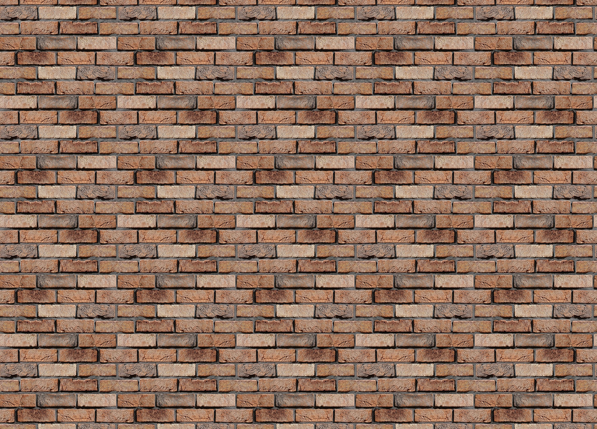 Old Red Brick Wall Rustic Texture Design Wallpaper in your room — zoomed