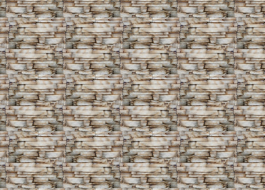 Old Vintage Sandstone Bathroom Wall Decor Wallpaper