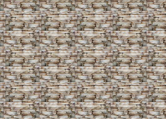 Old Vintage Sandstone Bathroom Wall Decor Wallpaper