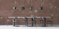 Brown Chinoiserie Wall Mural - Wallanza