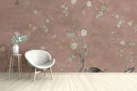 Brown Chinoiserie Wall Mural - Wallanza