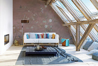 Brown Chinoiserie Wall Mural - Wallanza