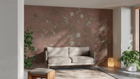 Brown Chinoiserie Wall Mural - Wallanza