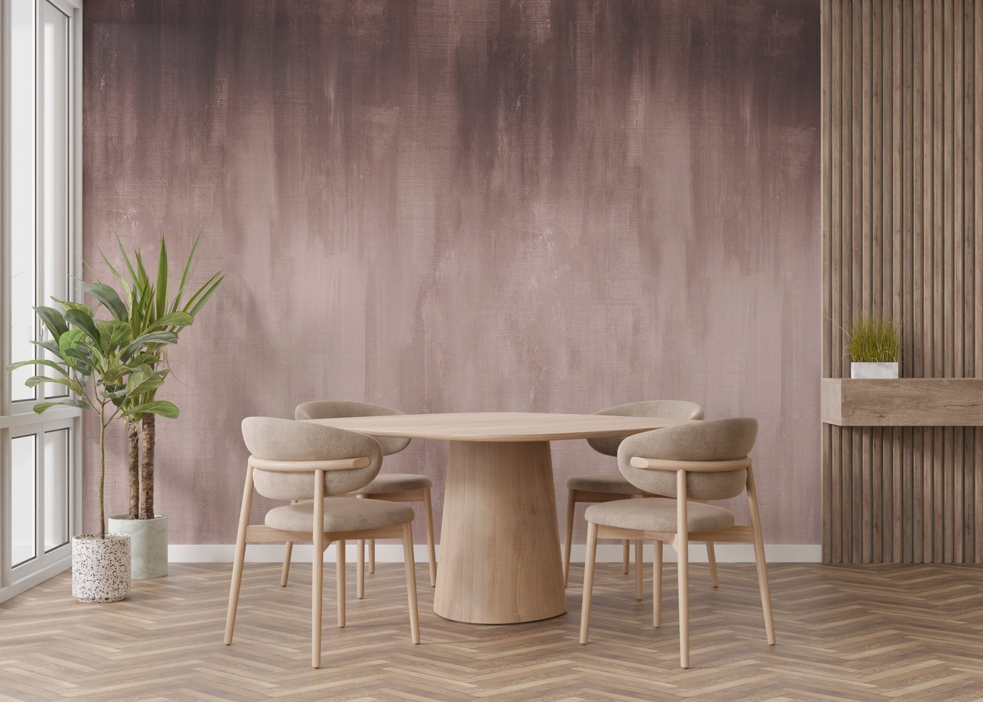 Brown Ombre Wallpaper Mural - Wallanza