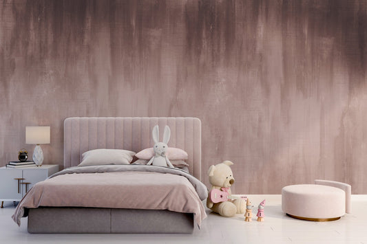 Brown ombre wallpaper mural with vertical gradient brushstrokes.