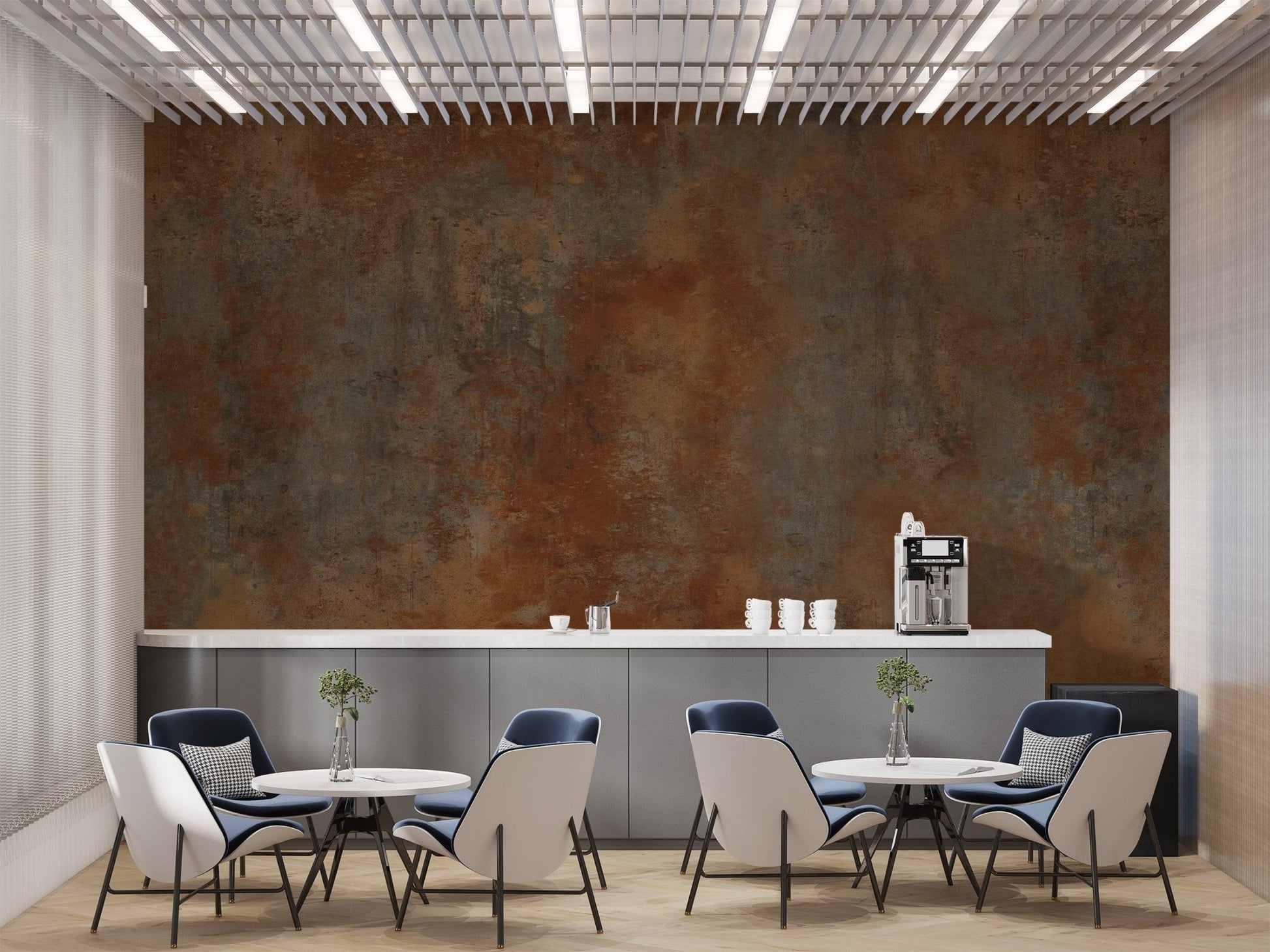 Brown Rust Metal Wallpaper - Wallanza