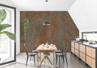 Brown Rust Metal Wallpaper - Wallanza