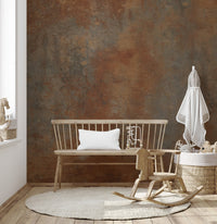 Brown Rust Metal Wallpaper - Wallanza