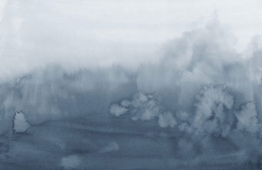 Blue Watercolor Wallpaper Mural