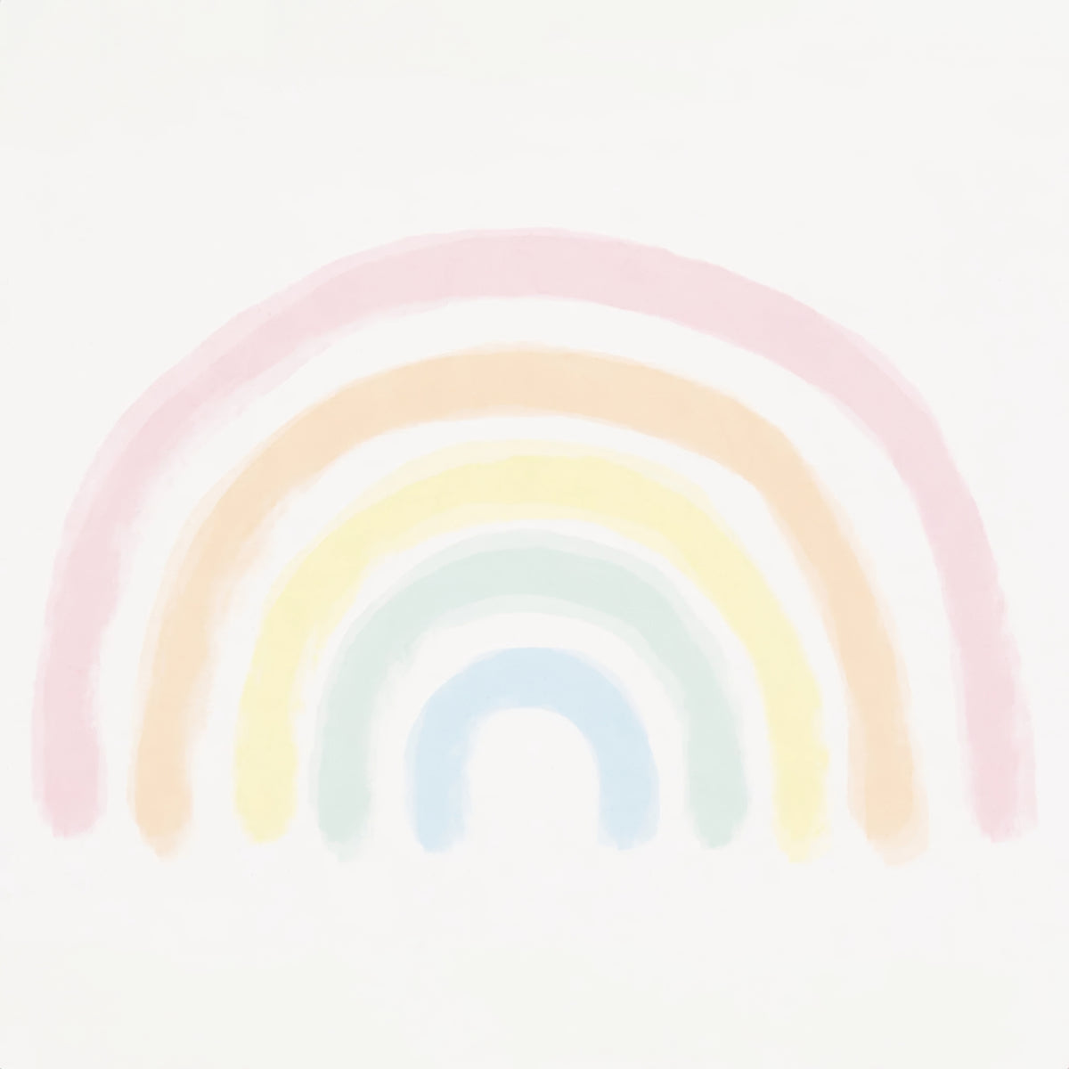 Colorful Rainbow Wallpaper Mural in your room — zoomed