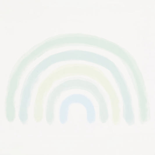 Green Rainbow kids Wallpaper