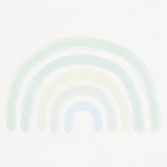 Green Rainbow kids Wallpaper