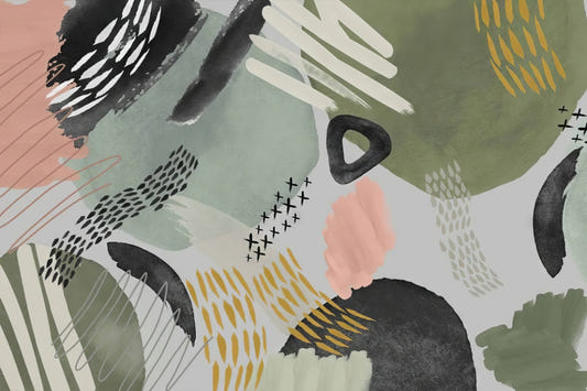 Abstract Artistic Pattern Wall Mural