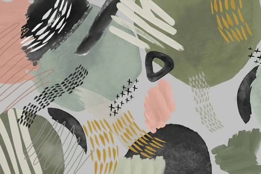 Abstract Artistic Pattern Wall Mural