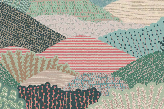 Vibrant Hills Wallpaper Mural