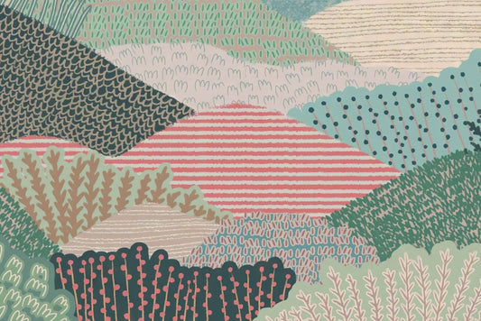 Vibrant Hills Wallpaper Mural